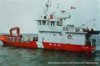 AP1-88 hovercraft with the Canadian Coastguard